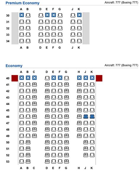 ba 777 seat map premium economy